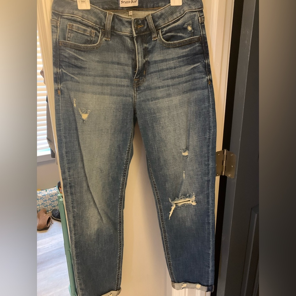 Studio Blue casey mid rise cropped skinny jeans
